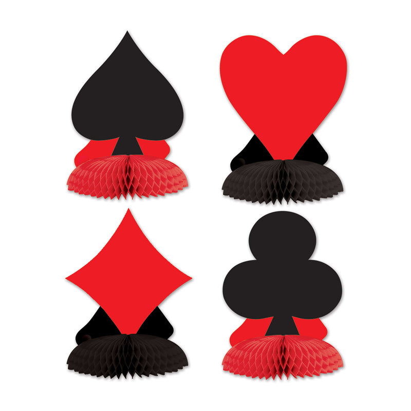 Card "Suit" Mini Centerpieces – 4½" – (4/Pkg)
