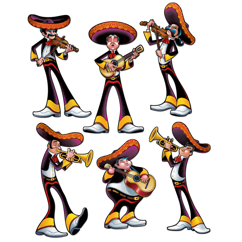 Fiesta Cutouts – 12¼"-16" – (6/Pkg)