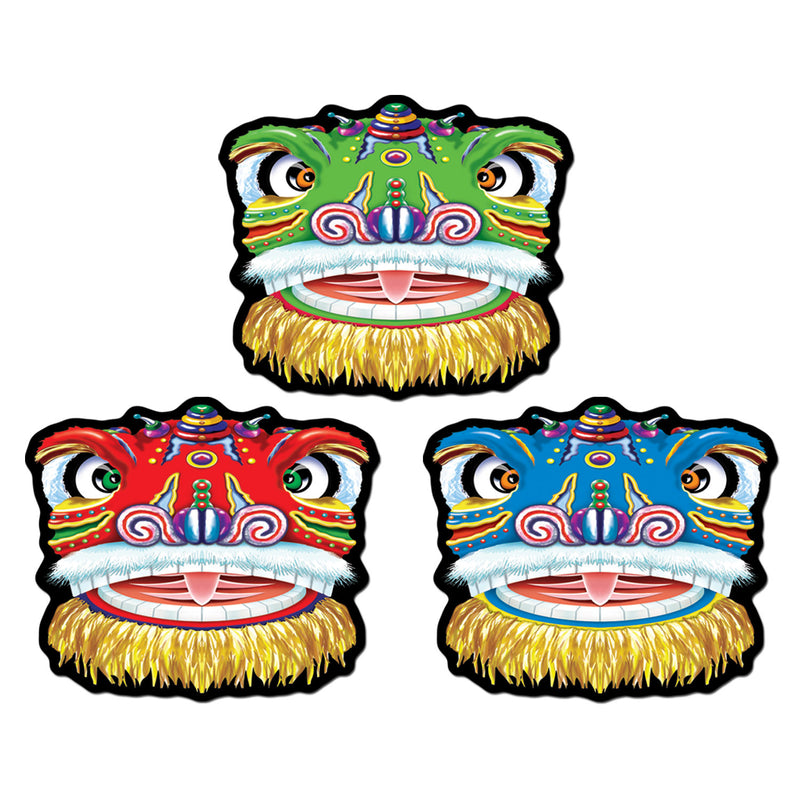 Dragon Cutouts – 14¼" – (3/Pkg)