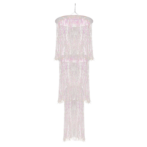 3-Tier Shimmering Chandelier – 4' – (1/Pkg) by Beistle for General Occasion Columns and Chandeliers