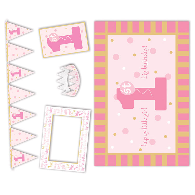 "1st" Birthday High Chair Decorating Kit – (5/Pkg) by Beistle for 1st Birthday Everyday