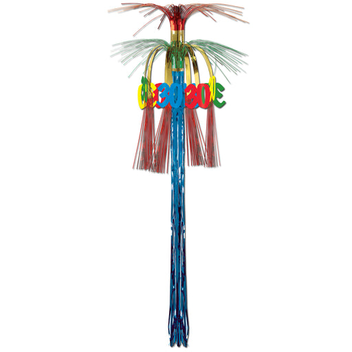 "30" Cascade Hanging Column – 3' – (1/Pkg) by Beistle for Birthday-Age Specific Metallic
