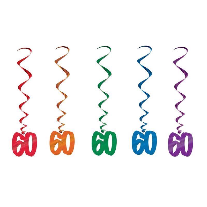"60" Whirls – 3' – (5/Pkg)