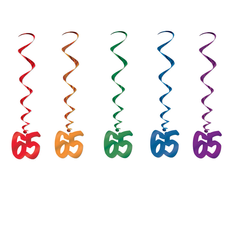 "65" Whirls – 3' – (5/Pkg)