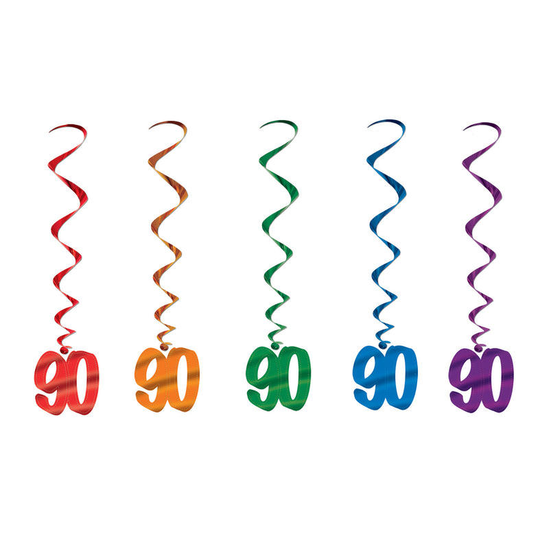 "90" Whirls – 3' – (5/Pkg)