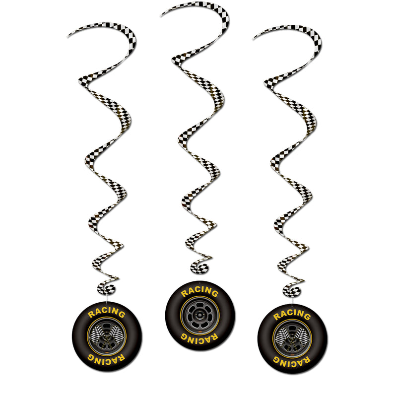 Racing Tire Whirls – 3' 4" – (3/Pkg)
