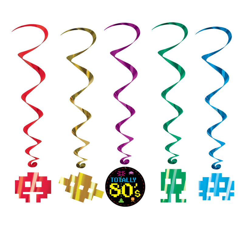 80's Whirls – 34"-3' 4" – (5/Pkg)