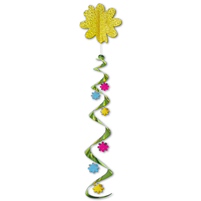 Jumbo Flower Whirl – 4' – (1/Pkg) by Beistle for Spring/Summer Whirls