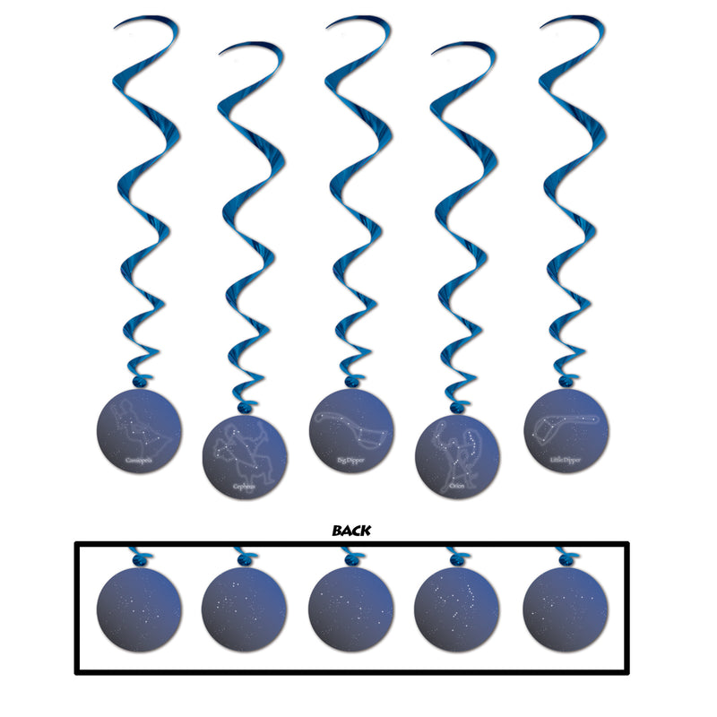 Constellation Whirls – 3' 6" – (5/Pkg)