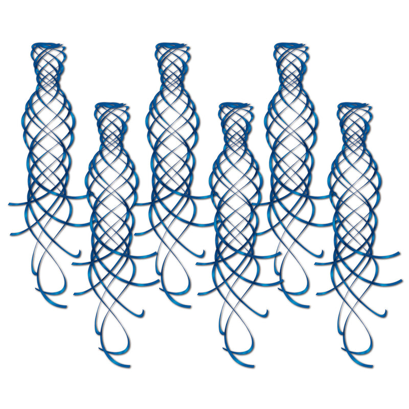 Shimmering Whirls – 20" – (6/Pkg)