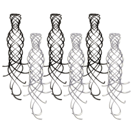Shimmering Whirls – 20" – (6/Pkg) by Beistle for New Years Whirls