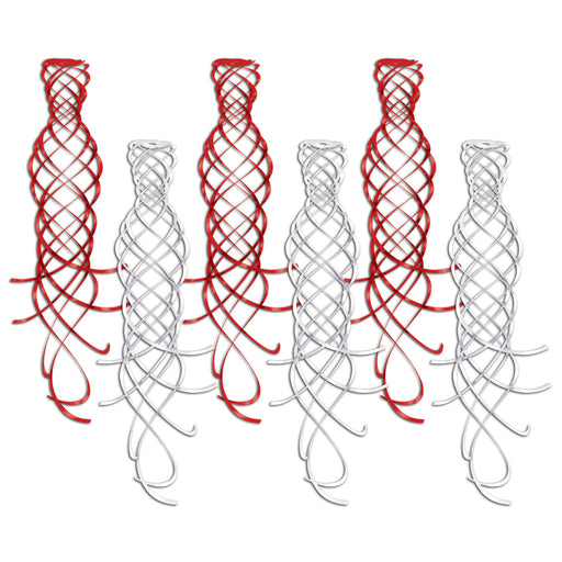 Shimmering Whirls – 20" – (6/Pkg) by Beistle for Valentines Whirls