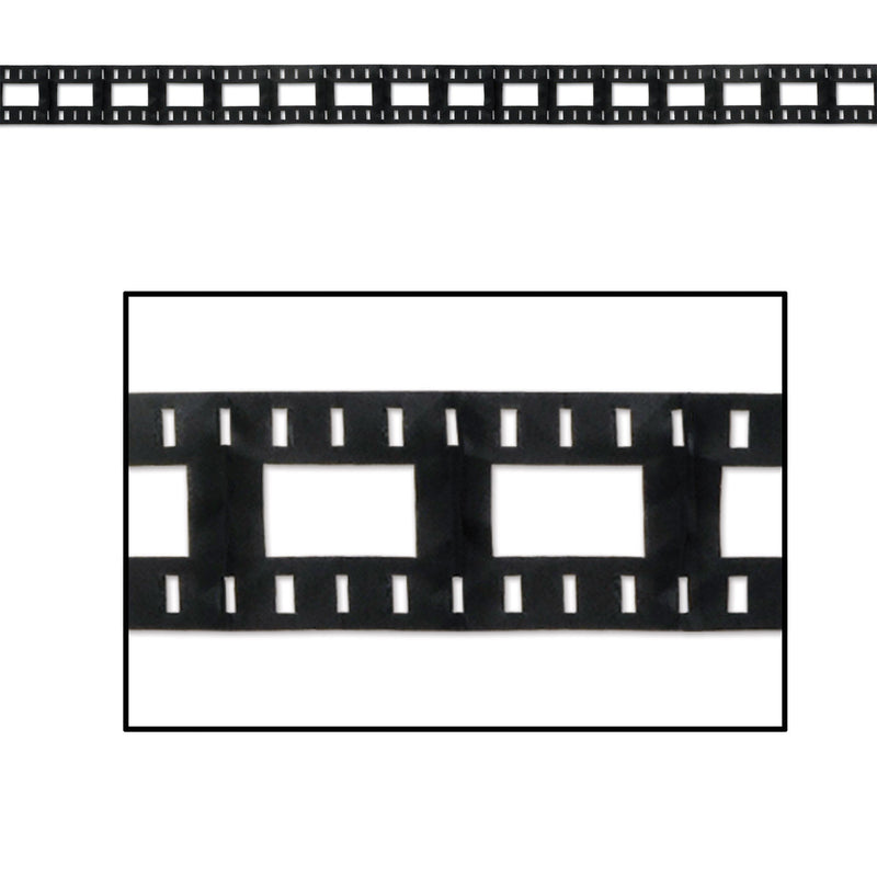 Filmstrip Garland – 4½" x 12' – (1/Pkg) by Beistle for Awards Night Tissue