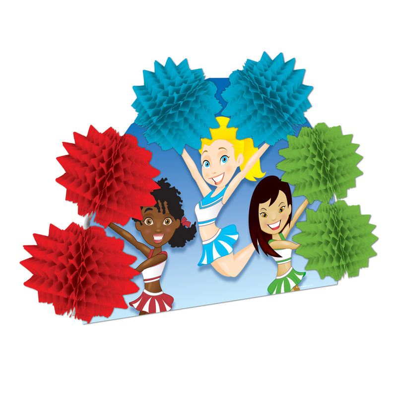 Cheerleading Pop-Over Centerpiece – 10" – (1/Pkg)