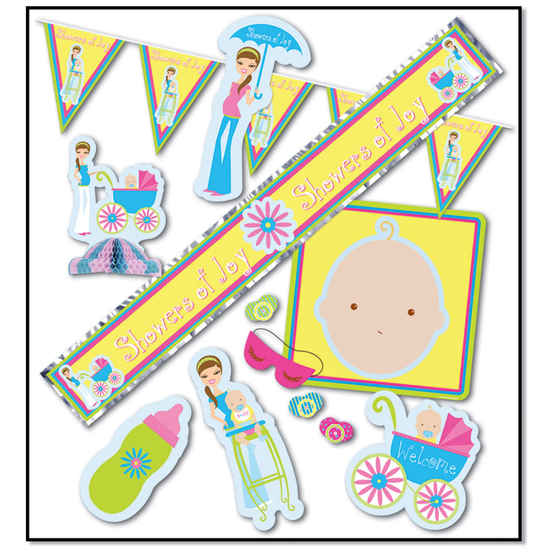 Showers Of Joy Party Kit – (9/Pkg)