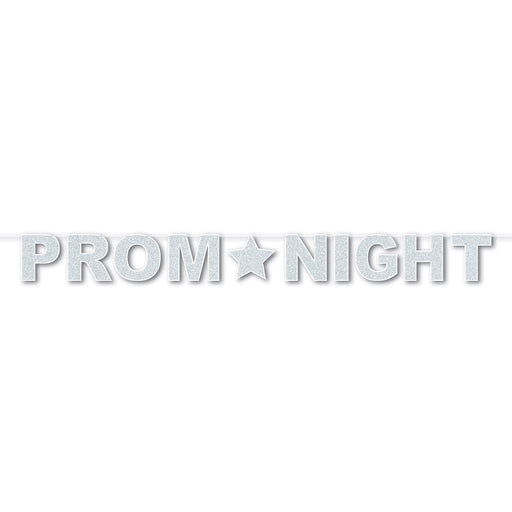 Glittered Prom Night Streamer – 8½" x 8' – (1/Pkg) by Beistle for Prom Streamers
