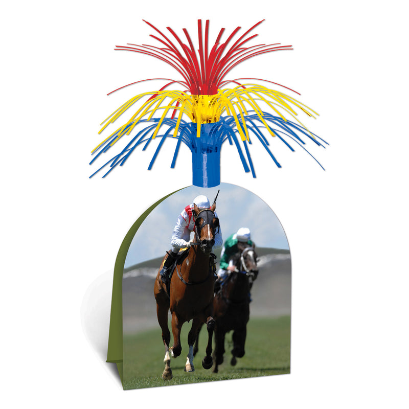 Horse Racing Centerpiece – 13" – (1/Pkg) by Beistle for Derby Day Cascades