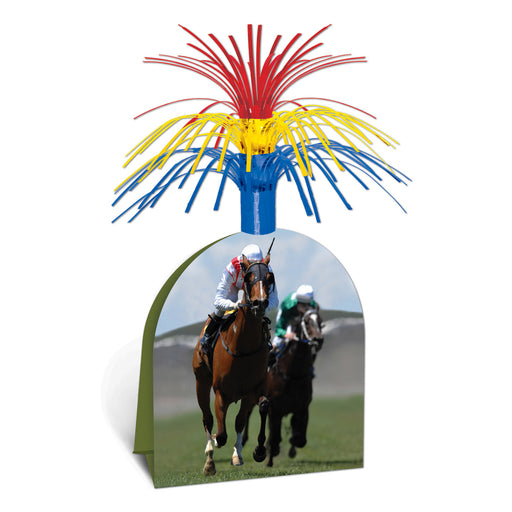 Horse Racing Centerpiece – 13" – (1/Pkg) by Beistle for Derby Day Cascades