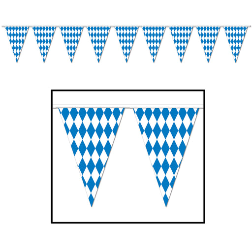 Oktoberfest Pennant Banner – 17" x 30' – (1/Pkg) by Beistle for Oktoberfest Pennant Banners