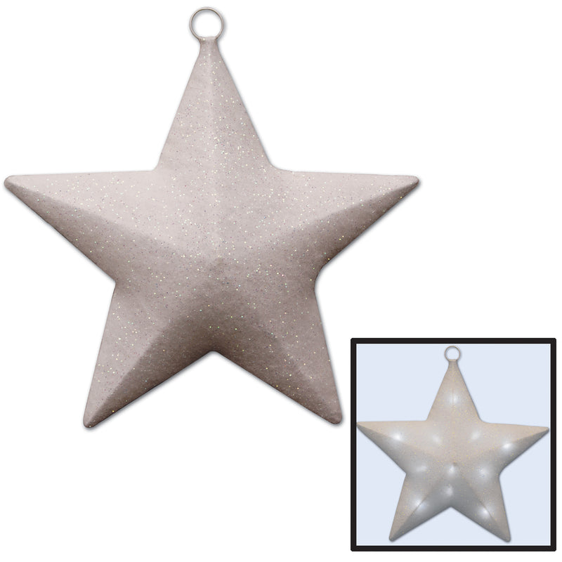 Light-Up Sparkle Star – 16" – (1/Box) by Beistle for Awards Night Light Up