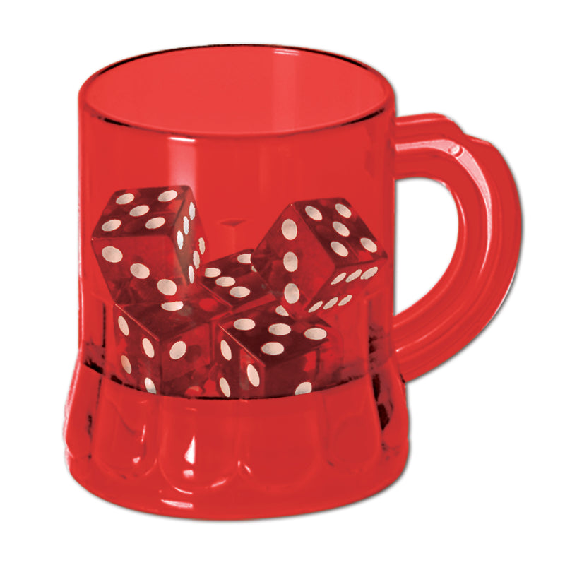 "Mug Shot" w/Dice – 3 Oz – (6/Pkg)