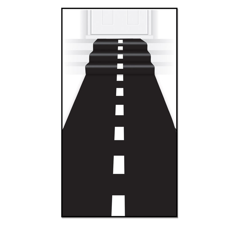 Racetrack Runner – 24" x 10' – (1/Pkg) by Beistle for Racing Aisle Runner