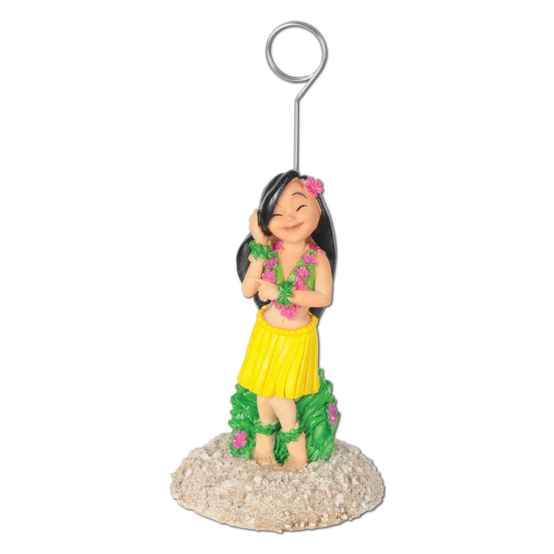 Hula Girl Photo/Balloon Holder – 6 Oz