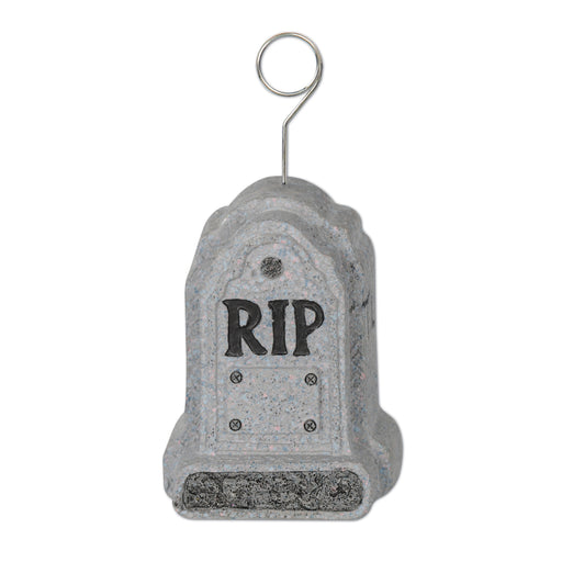 Tombstone Photo/Balloon Holder – 6 Oz by Beistle for Over-The-Hill Balloon/Photo Holders