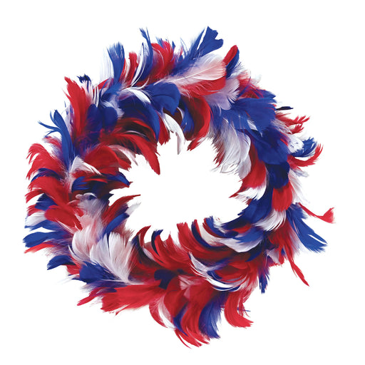 Fancy Wreath – 8" by Beistle for Patriotic 3-D