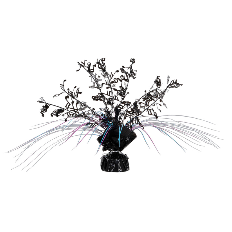Musical Notes Gleam 'N Spray Centerpiece – 11" – (1/Pkg) by Beistle for Music Gleam 'N Burst