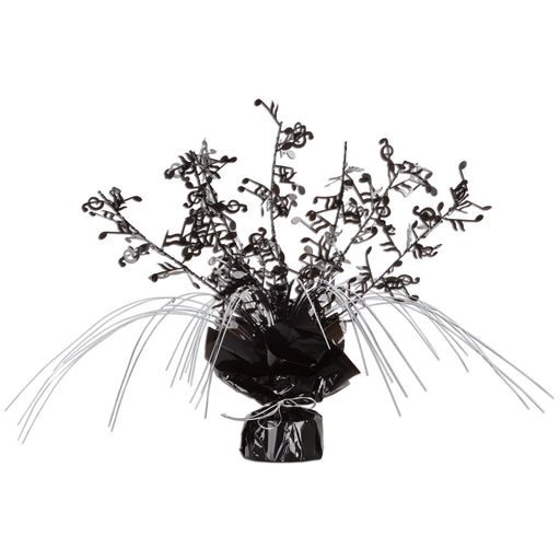 Musical Notes Gleam 'N Spray Centerpiece – 11" – (1/Pkg) by Beistle for Music Gleam 'N Burst