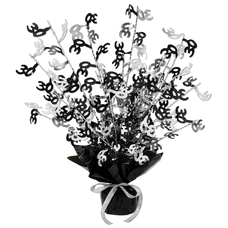 "30" Gleam 'N Burst Centerpiece – 15" – (1/Pkg) by Beistle for Over-The-Hill Gleam 'N Burst