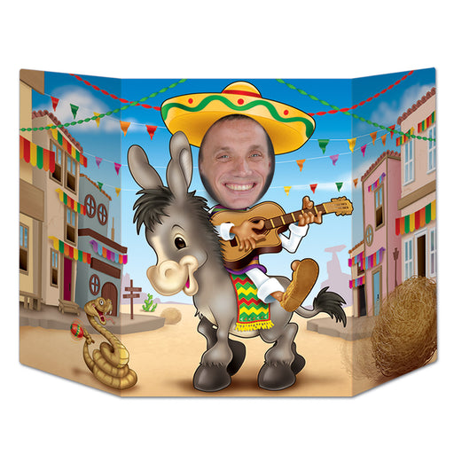 Fiesta Photo Prop – 3' 1" x 25" – (1/Pkg) by Beistle for Fiesta/Cinco de Mayo Photo Props