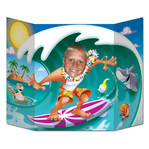 Surfer Dude Photo Prop – 3' 1" x 25" – (1/Pkg) by Beistle for Luau Photo Props