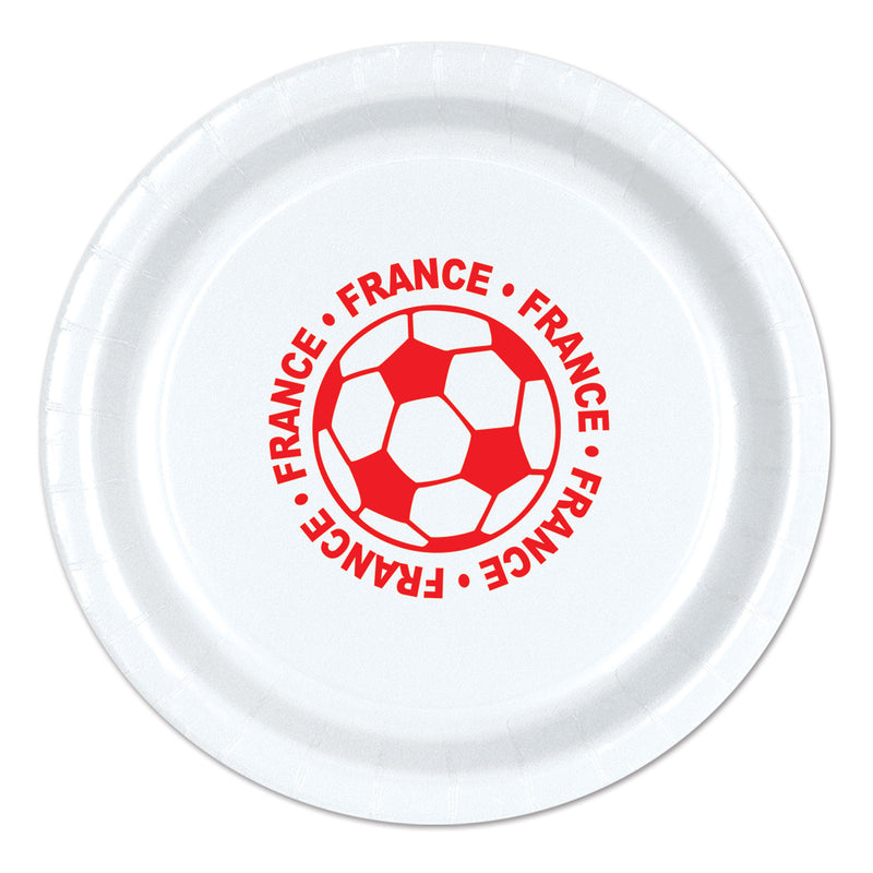 Plates - France – 9" – (8/Pkg)
