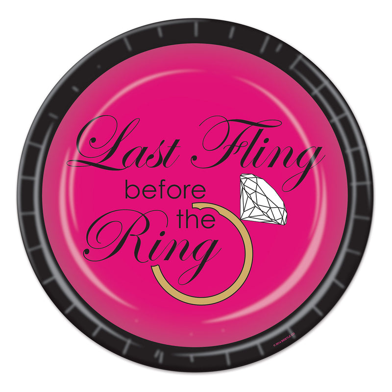 Last Fling Plates – 9" – (8/Pkg)