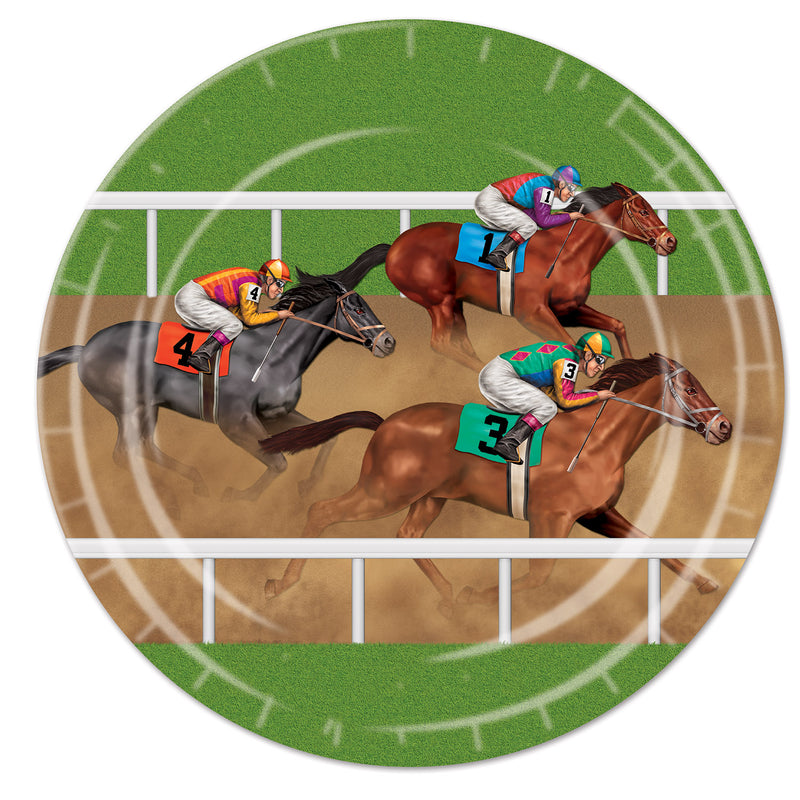 Horse Racing Plates – 9" – (8/Pkg)