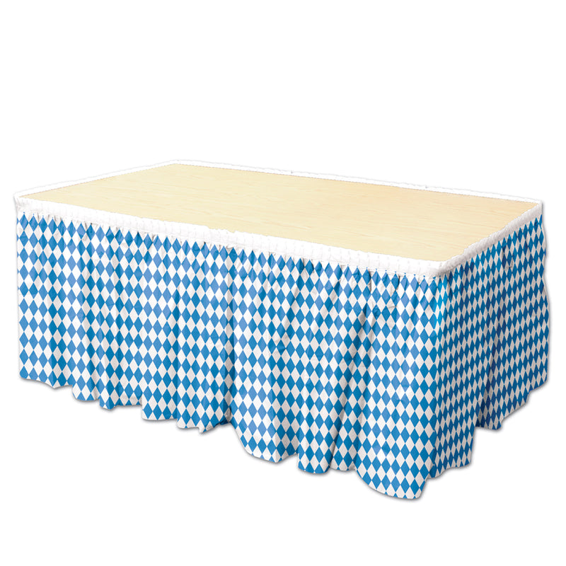 Oktoberfest Table Skirting – 29" x 14' – (1/Pkg) by Beistle for Oktoberfest Table Skirts - Plastic