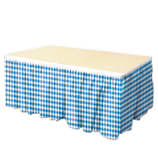 Oktoberfest Table Skirting – 29" x 14' – (1/Pkg) by Beistle for Oktoberfest Table Skirts - Plastic