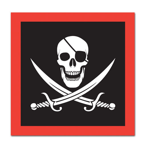 Pirate Luncheon Napkins – (16/Pkg) by Beistle for Pirate Napkins-Lunch