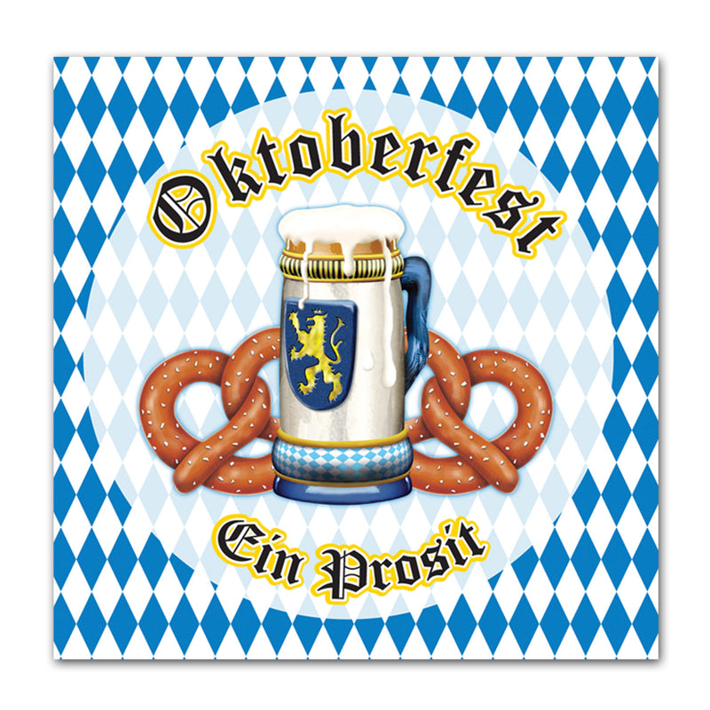 Oktoberfest Luncheon Napkins – (16/Pkg) by Beistle for Oktoberfest Napkins-Lunch