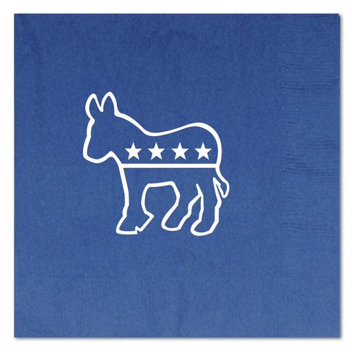 Democratic Luncheon Napkins – (16/Pkg) by Beistle for Patriotic Napkins-Lunch