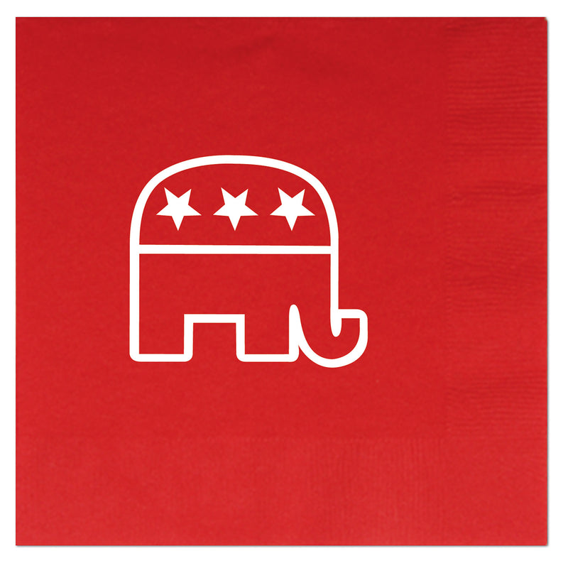 Republican Luncheon Napkins – (16/Pkg) by Beistle for Patriotic Napkins-Lunch