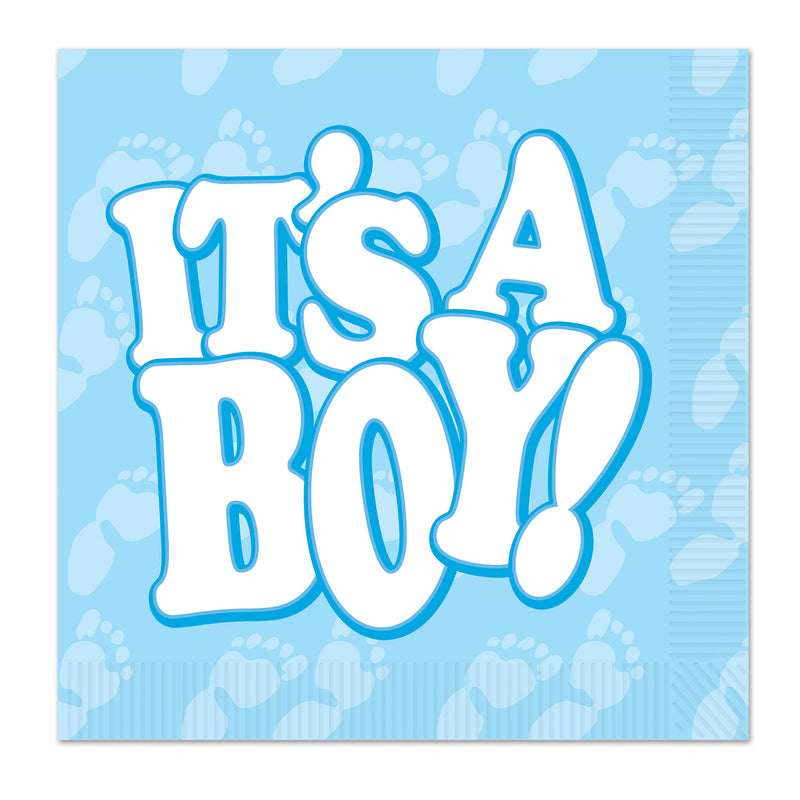 It's A Boy! Luncheon Napkins – (16/Pkg)