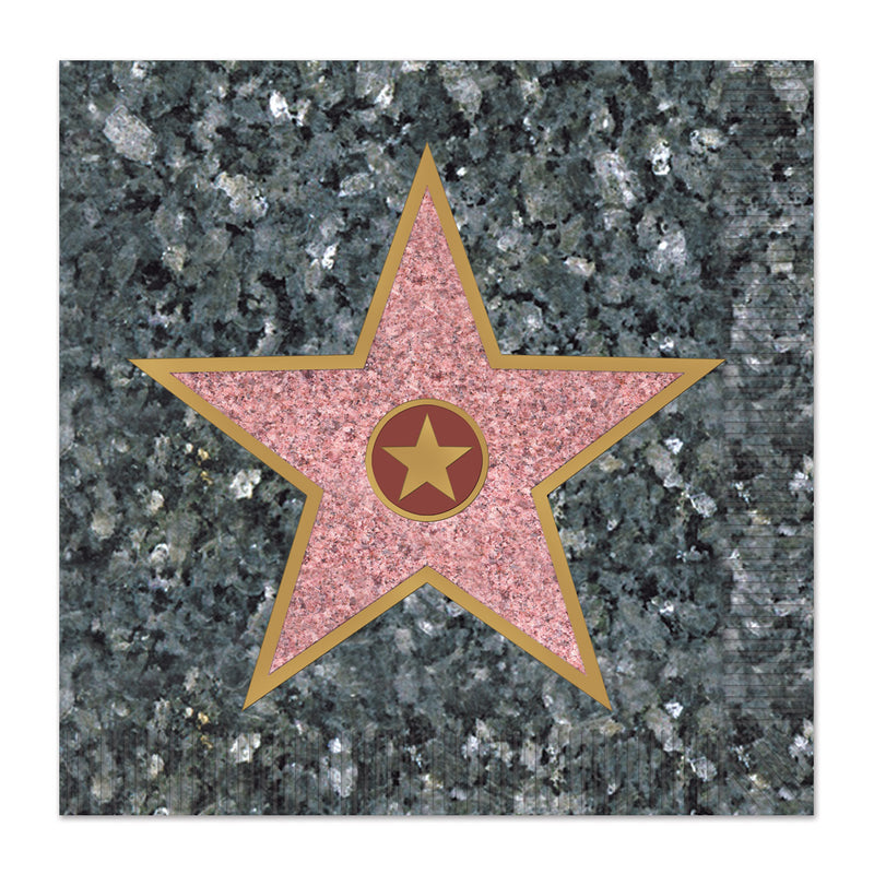 "Star" Beverage Napkins – (16/Pkg)