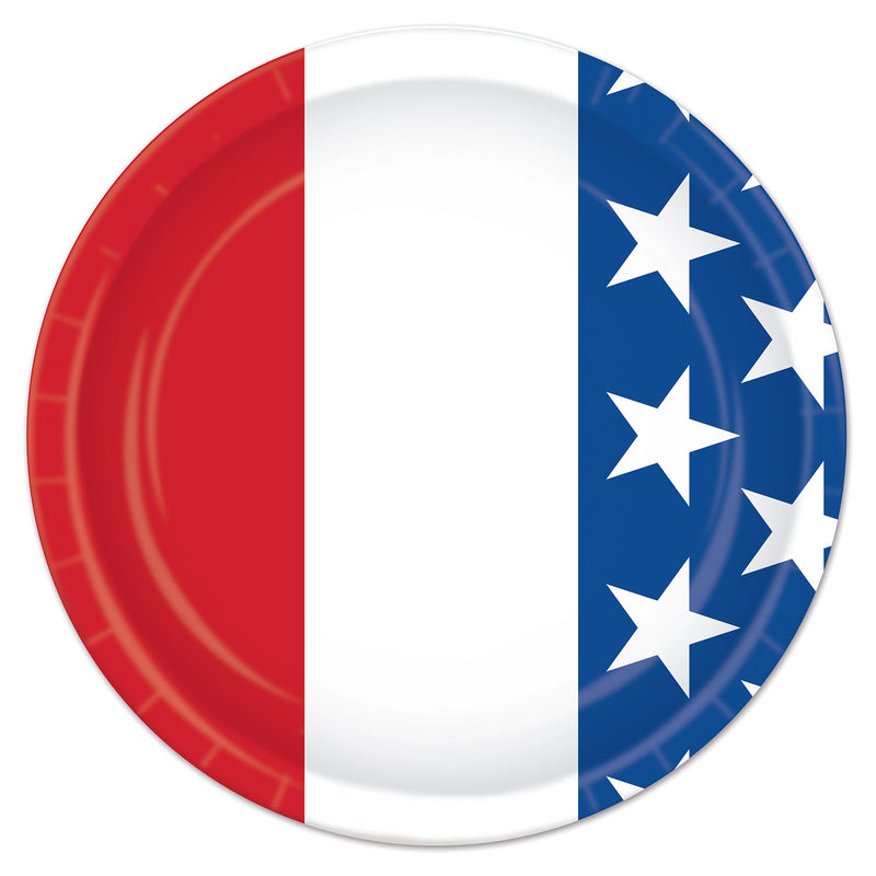 Patriotic Plates – 7" – (8/Pkg)