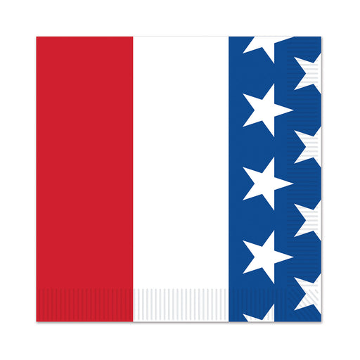 Patriotic Beverage Napkins – (16/Pkg) by Beistle for Patriotic Napkins-Beverage