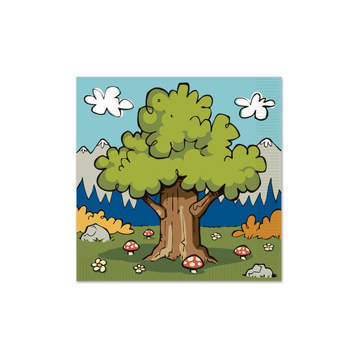 Woodland Friends Luncheon Napkins – (16/Pkg) by Beistle for Woodland Friends Napkins-Lunch