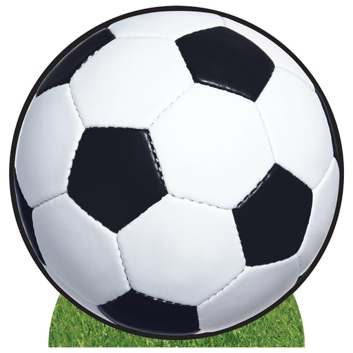 Soccer Ball Stand-Up – 3' 3¾" x 3' 3" – (1/Box) by Beistle for Soccer 3-D Props