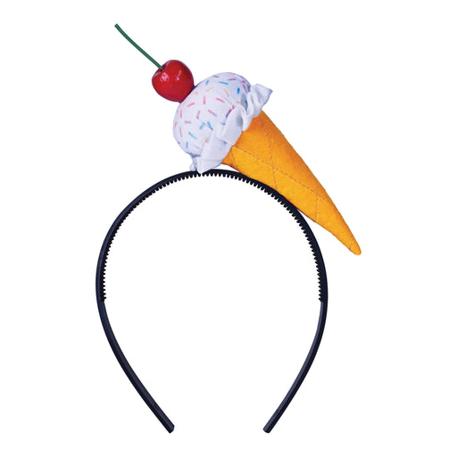 Ice Cream Cone Headband – (1/Pkg) by Beistle for Spring/Summer Boppers and Headbands